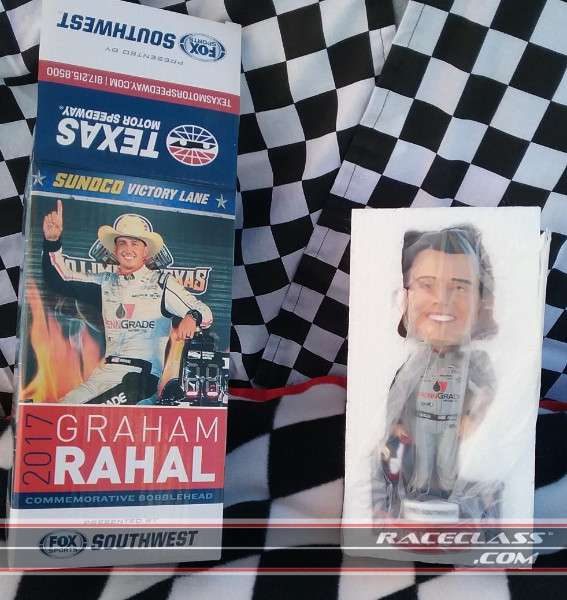 Full Size Image Graham Rahal Texas Motor Speedway IndyCar Bobblehead - 2