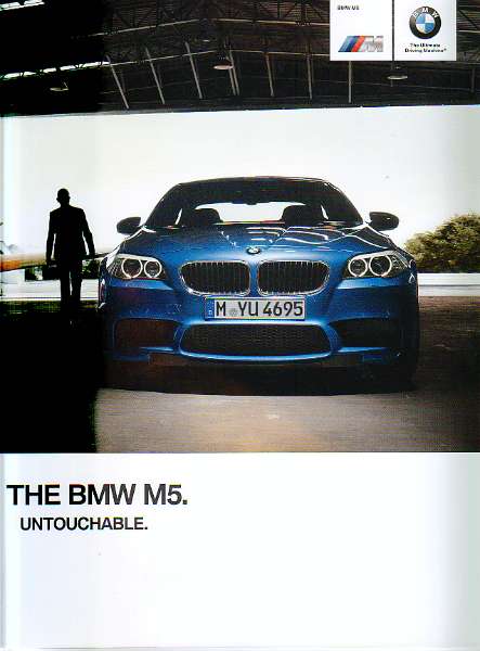 Official BMW M5 Brochure For Sale | Racing Garage Sale - The ...