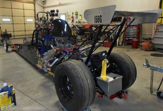 Full Size Image SuperComp Rail Dragster and Trailer For Sale - 5