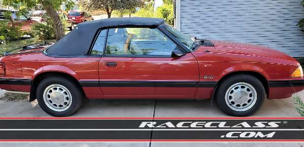 Full Size Image 87 FoxBody Ford Mustang LX Convertible 5.0L V8 For Sale - 5