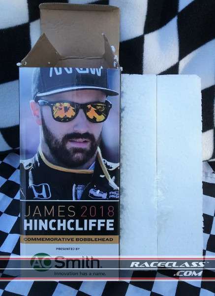 Full Size Image James Hinchcliffe IndyCar Bobblehead New For Sale - 5