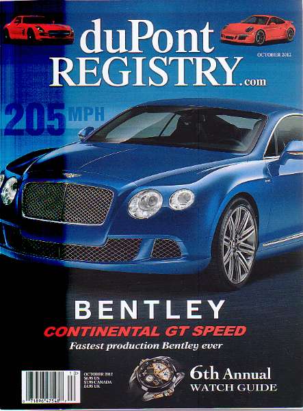 Full Size Image duPont Registry.com Magazine Bentley October 2012 Edition