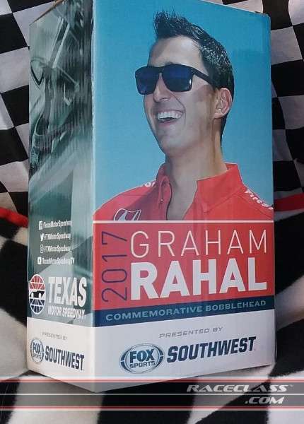 Full Size Image Graham Rahal Texas Motor Speedway IndyCar Bobblehead - 3