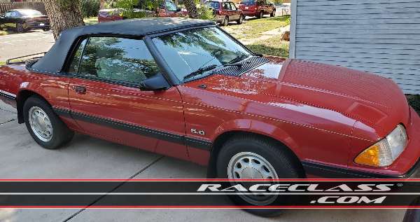 Full Size Image 87 FoxBody Ford Mustang LX Convertible 5.0L V8 For Sale - 13
