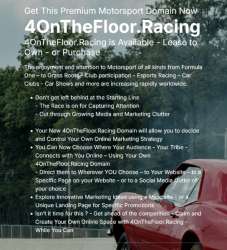 4OnTheFloor.Racing Motorsport Domain Name For Sale - 2