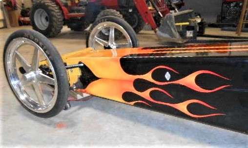 Full Size Image SuperComp Rail Dragster and Trailer For Sale - 7