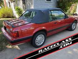 Low Mileage 1987 FoxBody Ford Mustang LX Convertible 5.0L V8 For Sale