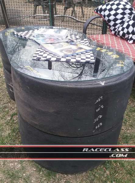Full Size Image NASCAR Racing Tire Table For Sale For Man Cave or Other - 3