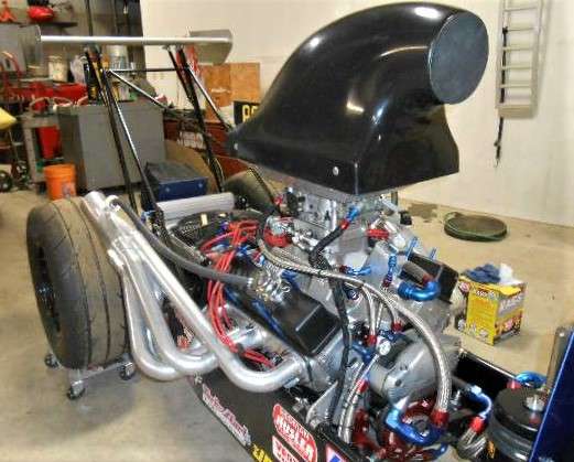 Full Size Image SuperComp Rail Dragster and Trailer For Sale - 4