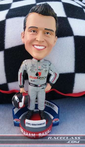 Full Size Image Graham Rahal Texas Motor Speedway IndyCar Bobblehead - 5