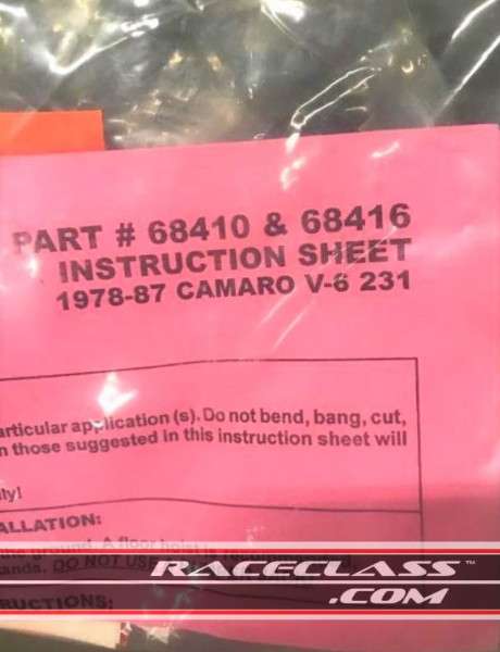 Full Size Image GM - Chevy V6 Camaro Hedman Hedders - Headers For Sale - 2