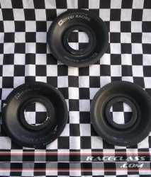 Motegi Racing Wheels Black Wheel Center Cap Plates - 2