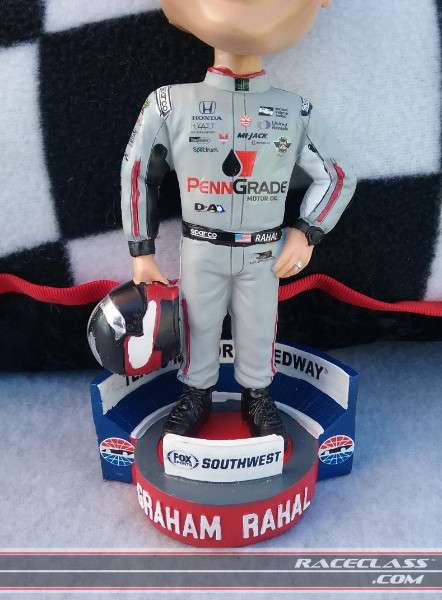 Full Size Image Graham Rahal Texas Motor Speedway IndyCar Bobblehead - 6