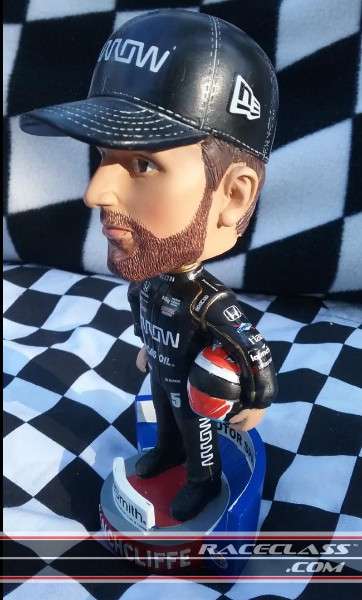 Full Size Image James Hinchcliffe IndyCar Bobblehead New For Sale - 2