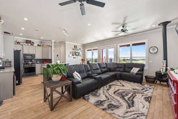 Full Size Image Perfectly Built Race inspired Home on 10 Acres For Sale - 12